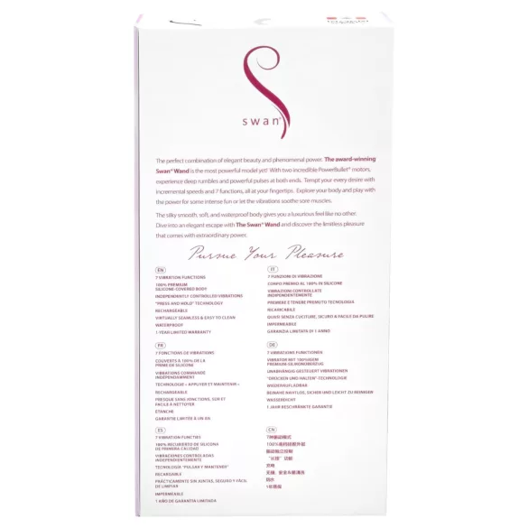 The Swan Wand - Akku Massage-Vibrator (pink)
