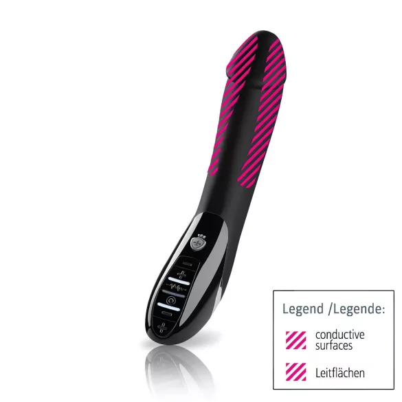 mystim Tickling Truman - Elektro-Stimulationsvibrator (schwarz)