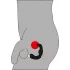 Rebel - gebogener Prostatavibrator (schwarz)