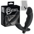 Rebel - Prostata-Vibrator mit Penisdesign (schwarz)