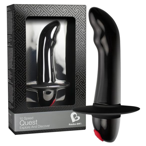 Quest - Einsteiger-Prostata-Vibrator mit 10 Rhythmen (Schwarz)