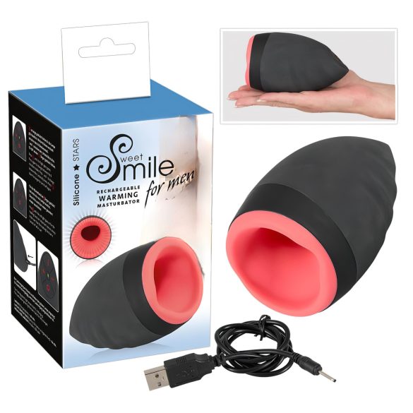 SMILE Warming - Akku-Wärmemasturbator für Männer