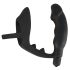 Black Velvet - Analkracher mit Penis- und Hodenring (Schwarz)