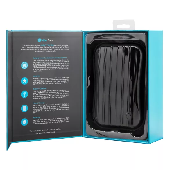 b-Vibe Novice - Anfänger Analvibrator (schwarz)