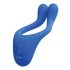 BeauMents Doppio - Akku, 3-Motoren Paarvibrator (Blau)
