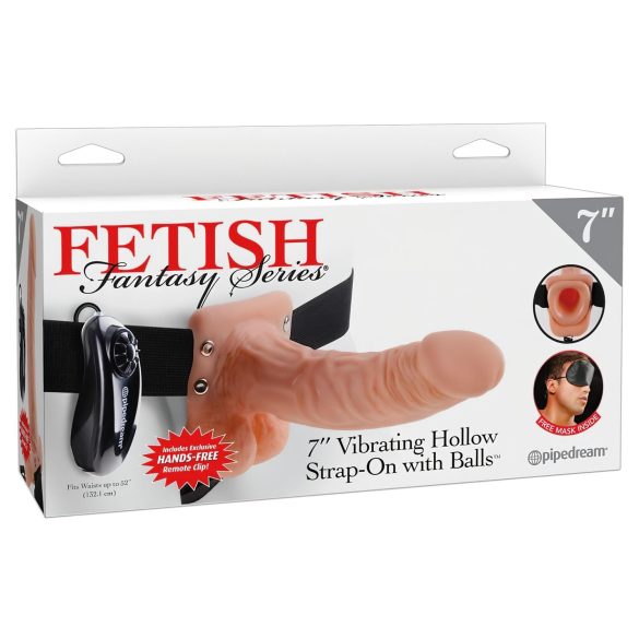 Strap-on Fetisch 7 - anlegbarer Vibrator (natur)