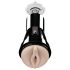 PDX Cock Compressor - saugender, vibrierender Masturbator (schwarz)