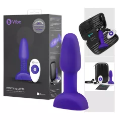 b-Vibe Rimming - Perlen-Analvibrator mit Rotation (lila)