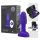 b-Vibe Rimming - Perlen-Analvibrator mit Rotation (lila)