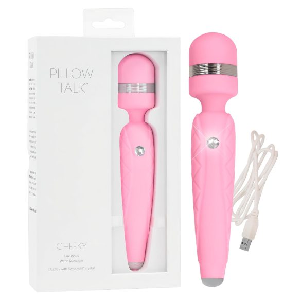 Pillow Talk Cheeky Wand - Akku Massagestab Vibrator (Pink)