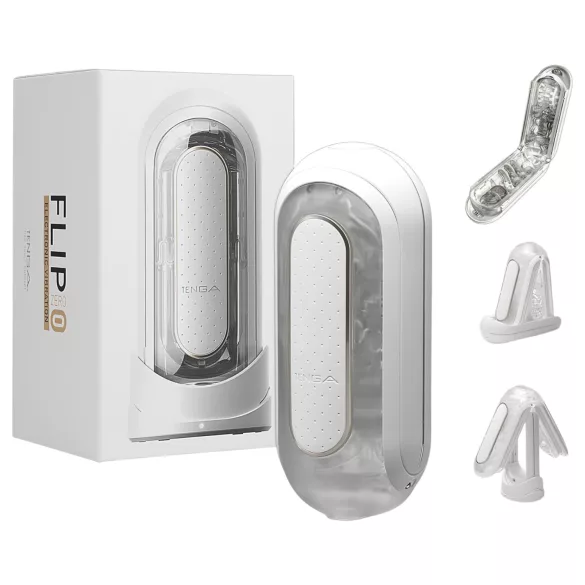 TENGA Flip Zero - vibrierender Masturbator (weiß)