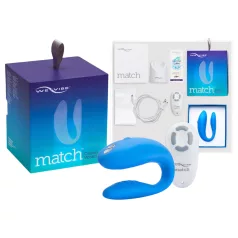   We-Vibe Match - wasserdichter, wiederaufladbarer Paarvibrator (blau)