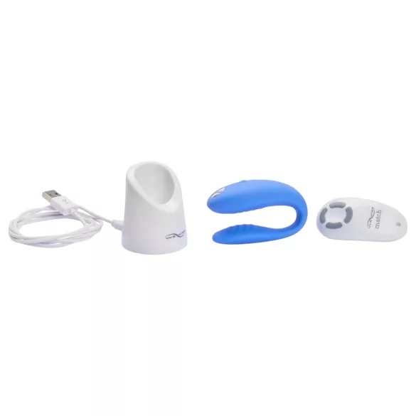 We-Vibe Match - wasserdichter, wiederaufladbarer Paarvibrator (blau)