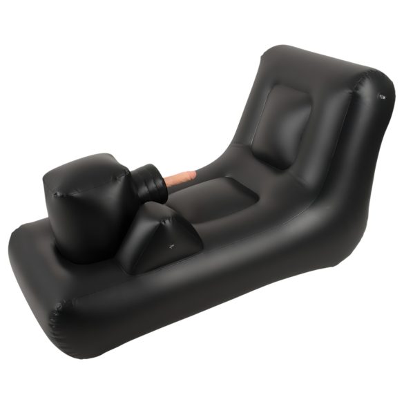 Dark Magic - Elektrische Sexmaschine mit Bett (schwarz)