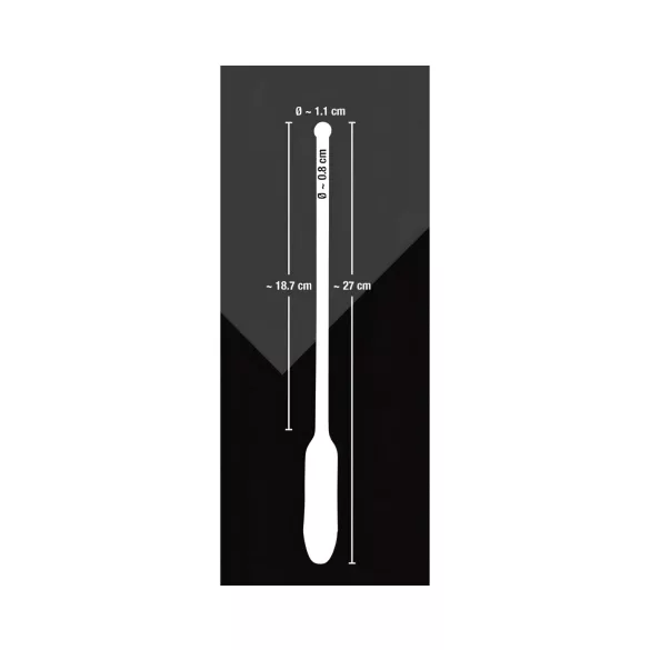 You2Toys DILATOR - Silikon, Vibrationsdilator - Schwarz (8-11mm)