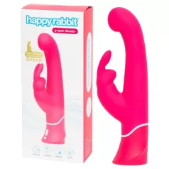   Happyrabbit G-spot - wasserdichter Vibrator mit Klitorisarm (pink)