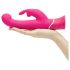 Happyrabbit G-spot - wasserdichter Vibrator mit Klitorisarm (pink)
