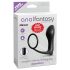Analfantasy - Fingeranale Vibrator mit Penisring (Schwarz)
