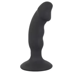 Black Velvet - Akkubetriebener Penis-Analvibrator (schwarz)