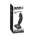 Black Velvet - Akku Anusvibrator mit Penis (Schwarz)