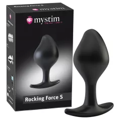 mystim Rocking Force S - Elektro-Analplug - klein (schwarz)