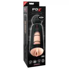   PDX Elite Mega Milker - vibrierende, penis-melkende Kunstvagina (schwarz)