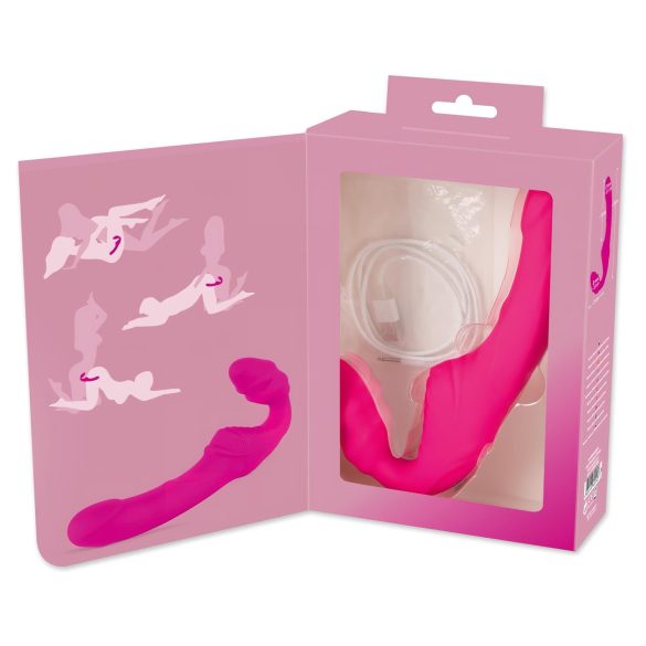 Double2Teaser - Auflegevibrator ohne Halteriemen (pink)