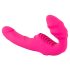 DoubleTeaser - Tragbarer Vibrator ohne Halterung (Pink)