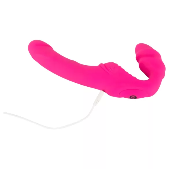 You2Toys - Double2Teaser - anlegbarer Vibrator ohne Haltegurt (pink)