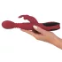 You2Toys Massager - stoßender, rotierender, wärmender G-Punkt-Vibrator (rot)