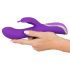 SMILE Rotierender Turbo - drehbarer Vibrator mit Klitorisarm (Lila)