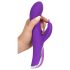 SMILE Rotierender Turbo - drehbarer Vibrator mit Klitorisarm (Lila)