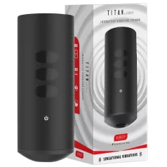   Kiiroo Titan Experience - wiederaufladbarer interaktiver Masturbator (schwarz)
