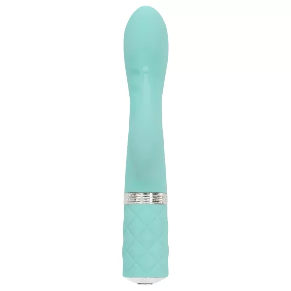 Pillow Talk Kinky - wiederaufladbarer G-Punkt-Vibrator mit 2 Motoren (türkis)