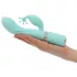 Pillow Talk Kinky - wiederaufladbarer G-Punkt-Vibrator mit 2 Motoren (türkis)