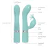 Pillow Talk Kinky - wiederaufladbarer G-Punkt-Vibrator mit 2 Motoren (türkis)