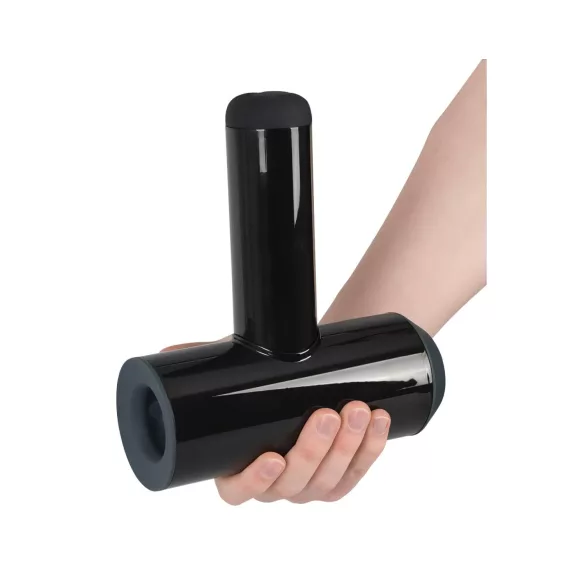 Rebel - Auf & Ab Bewegungs-Vibratoren-Masturbator (schwarz)