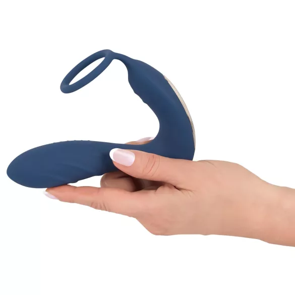 You2Toys Prostata Plug - Analvibrator mit Penisring (blau)
