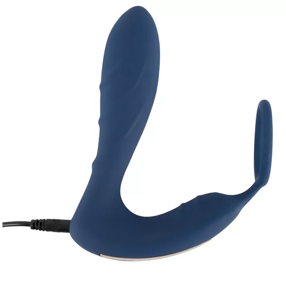 You2Toys Prostata Plug - Analvibrator mit Penisring (blau)