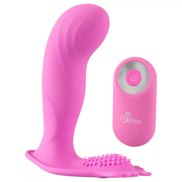 SMILE G-Spot Panty - tragbarer Akku-Vibrator mit Funkfernbedienung (pink)