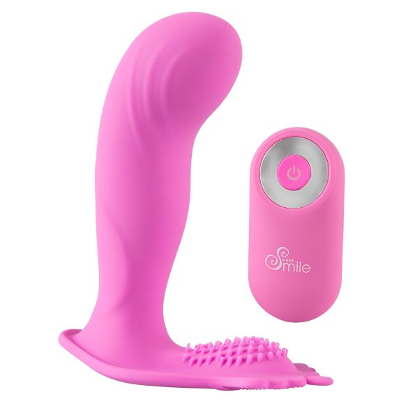 SMILE G-Spot Panty - Akku, Funk, tragbarer Vibrator (pink)