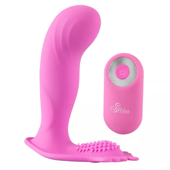 SMILE G-Spot Panty - tragbarer Akku-Vibrator mit Funkfernbedienung (pink)