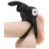 Happyrabbit Cock - Wasserdichter, Akku-Penis- und Hodenring (Schwarz)