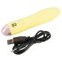 Cuties Mini Gelb - Akku, Silikonstabvibrator (Gelb)