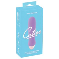 Cuties Mini Purple - Akku Silikon-Stabvibrator (lila)
