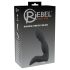 Rebel - Wiederaufladbarer Prostata-Vibrator mit Penis (schwarz)