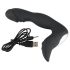 Rebel - Wiederaufladbarer Prostata-Vibrator mit Penis (schwarz)