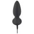 Black Velvet - Drehender Perlen Anale Vibrator (schwarz)