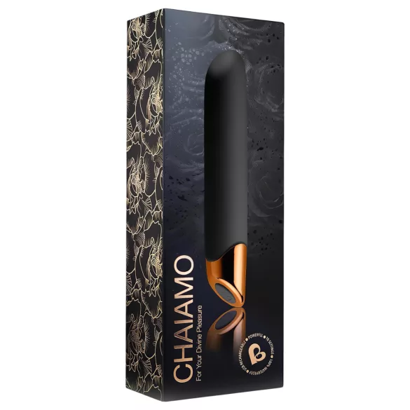 Chaiamo - Akku, wasserdichter Standard-Vibrator (schwarz)