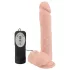 Medical Thrusting - Vibrator mit Saugnapf, stoßend-rotierend (naturfarben)